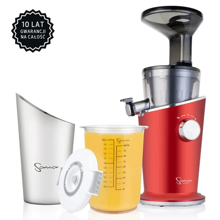 Sana 848 czerwony zestaw z pojemnikiem próżniowym Sana 848 czerwony zestaw z pojemnikiem próżniowym