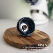 wyciskarka wolnoobrotowa sana 727 z dedykowaną nakładką do selera
